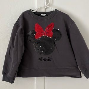 Zara Minnie Sequin Sweater